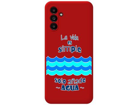 Carcasa para Samsung Galaxy A13 5G Rojo