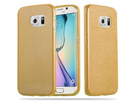 Carcasa para Samsung Galaxy S6 EDGE Dorado