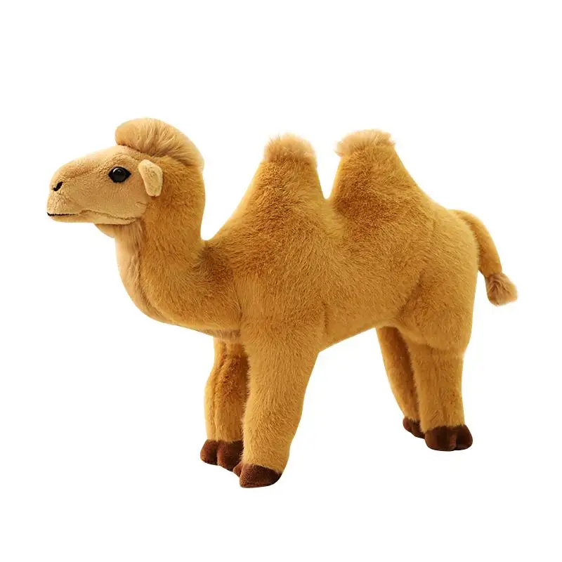 Camello de peluche realista de pie, juguete de peluche suave MDUG (30 cm)