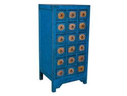 Sinfonier de Madera azul 58x49x118cmh cm