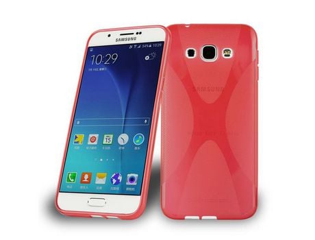 Carcasa para Samsung Galaxy A8 2015 Rojo
