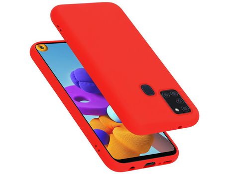 Carcasa para Samsung Galaxy A21s Rojo