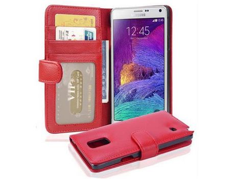 Carcasa para Samsung Galaxy NOTE 4 Rojo