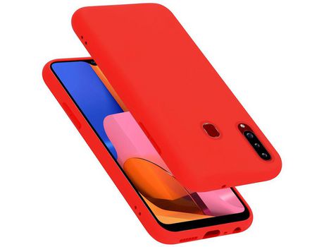 Carcasa para Samsung Galaxy A20s Rojo