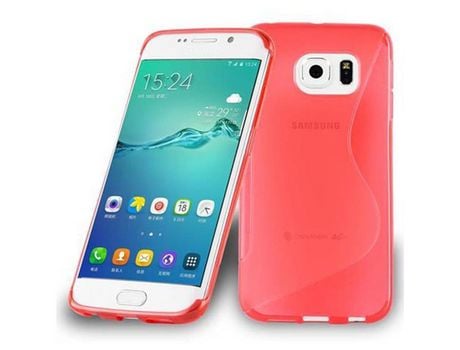 Carcasa para Samsung Galaxy S6 EDGE Rojo