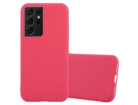 Carcasa para Samsung Galaxy S21 ULTRA Rojo