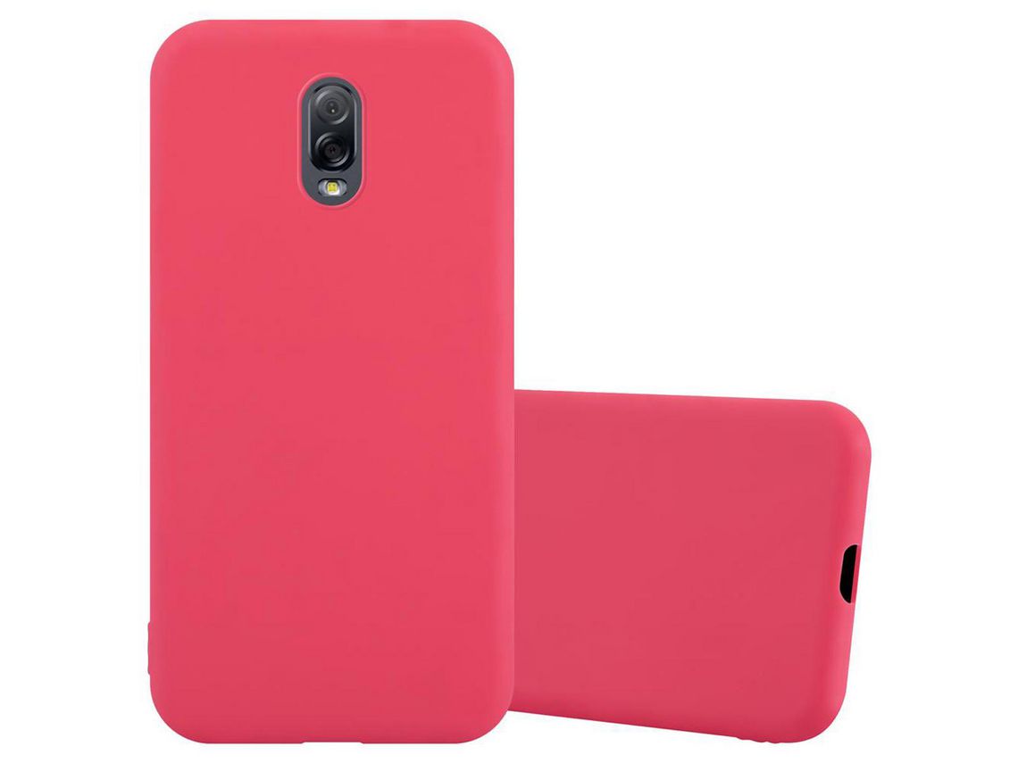 Carcasa para Samsung Galaxy J7 PLUS / C8 Rojo