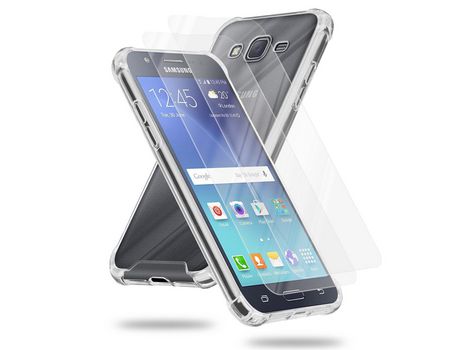 Carcasa para Samsung Galaxy J7 2015 Transparente