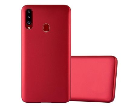 Carcasa para Samsung Galaxy A20s Rojo