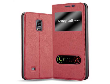 Carcasa para Samsung Galaxy NOTE EDGE Rojo