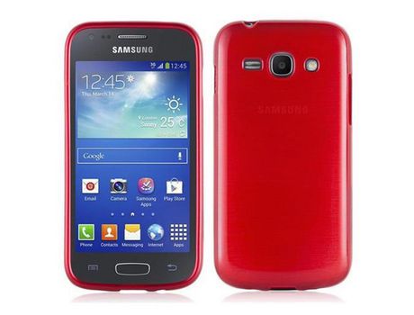 Carcasa para Samsung Galaxy ACE 3 Rojo