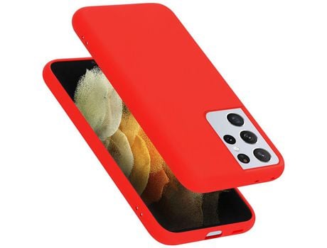 Carcasa para Samsung Galaxy S21 ULTRA Rojo