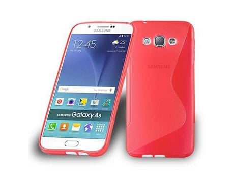 Carcasa para Samsung Galaxy A8 2015 Rojo