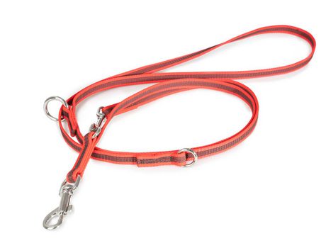 Correa de Entrenamiento Engomada JULIUS K9 Color&Gray Rojo (14 mm x 2,2 m)