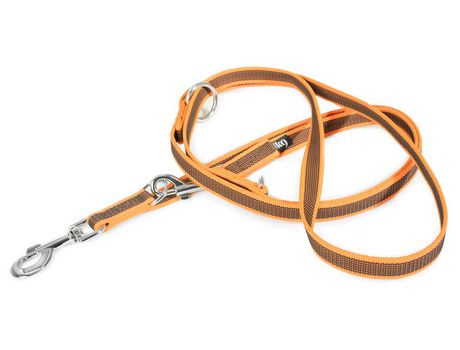 Correa de Entrenamiento Engomada JULIUS K9 Color&Gray Naranja (20 mm x 2,2 m)