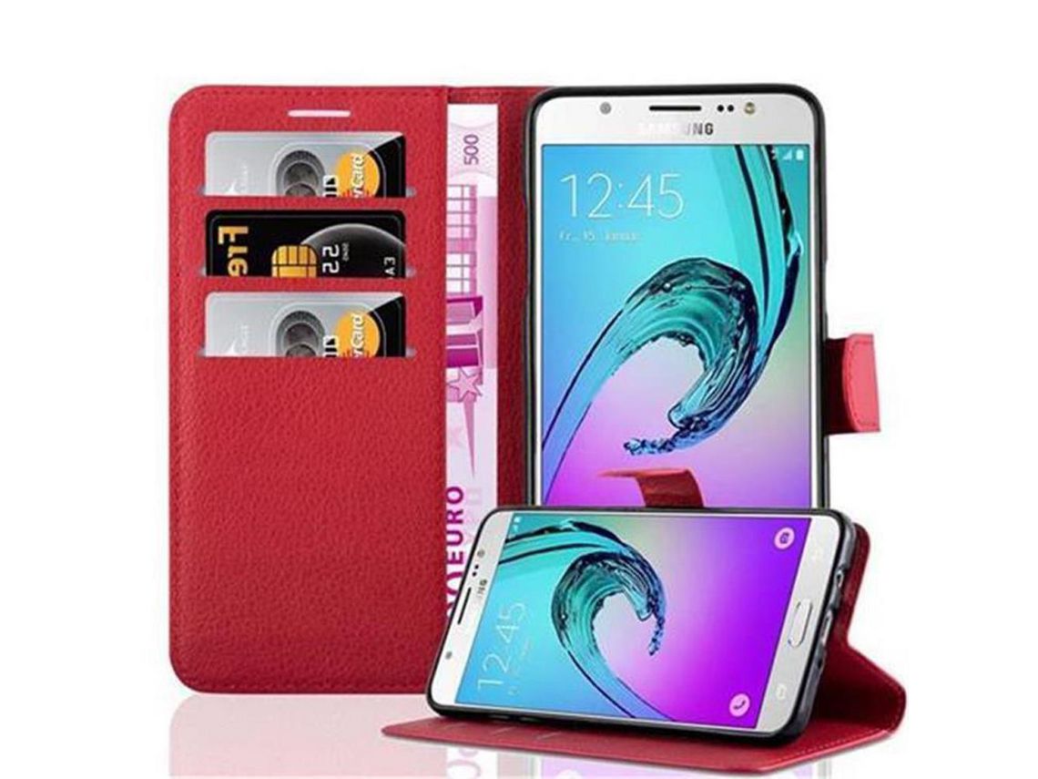 Carcasa para Samsung Galaxy J7 2016 Rojo