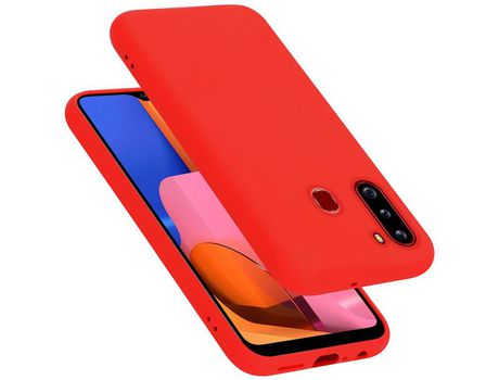 Carcasa para Samsung Galaxy A21 Rojo