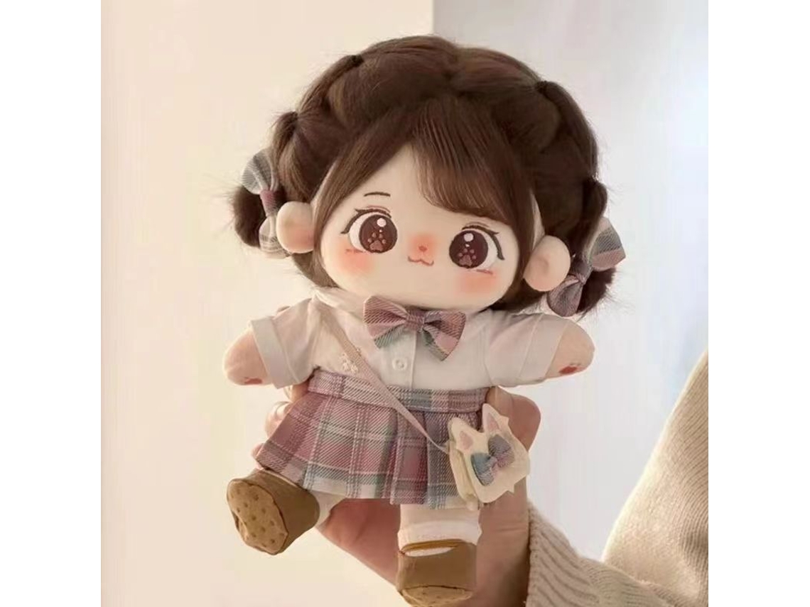 (con Esqueleto) Juguete De Vestir De 20 Cm, Linda Y Dulce Muñeca De Algodón Para Niña.
