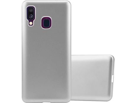 Carcasa para Samsung Galaxy A40 Plateado