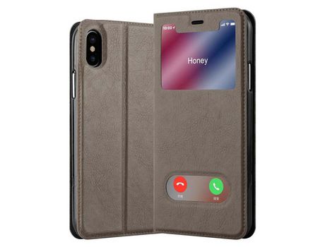 Carcasa para iPhone XS MAX CADORABO Marrón