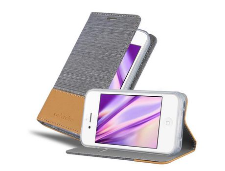 Carcasa para iPhone 4 / 4S CADORABO Gris