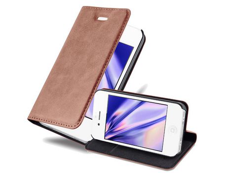 Carcasa para iPhone 4 / 4S CADORABO Marrón