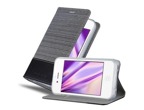 Carcasa para iPhone 4 / 4S CADORABO Gris