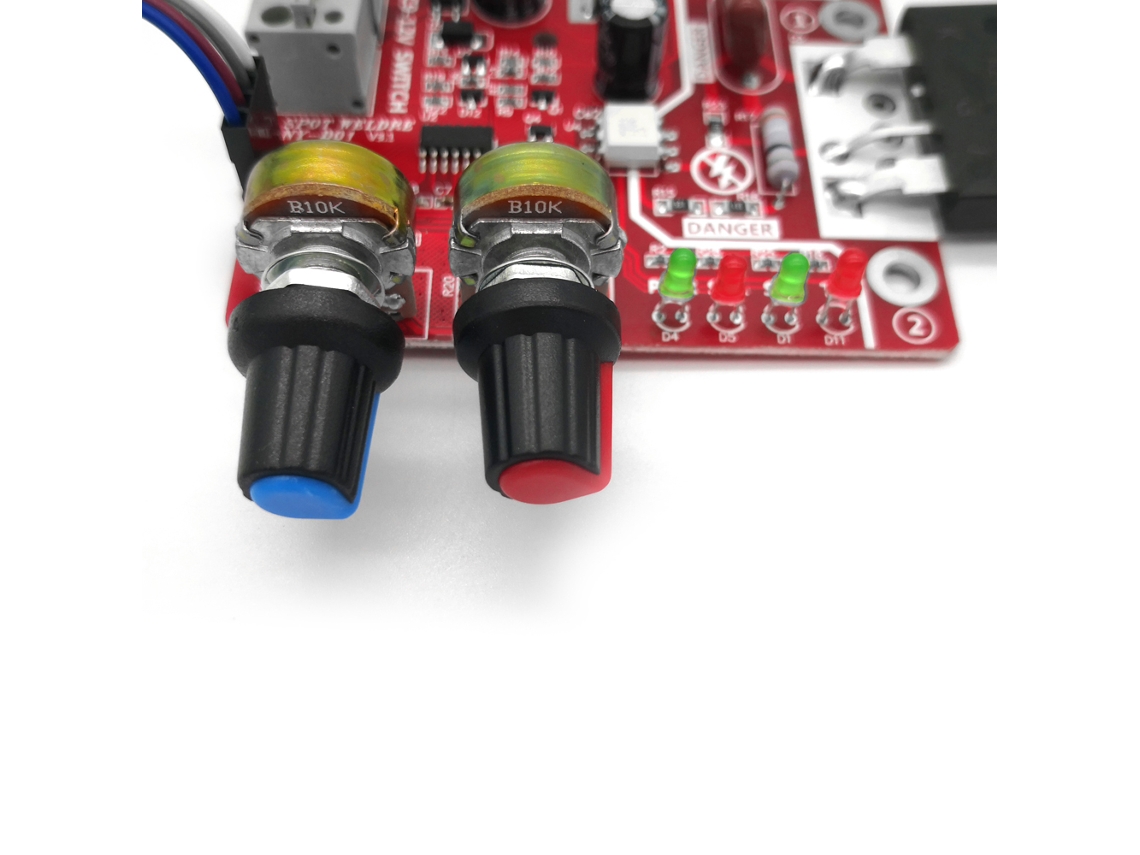 Panel De Control Diy Para Máquina De Soldadura Por Puntos Con Pantalla Digital Para Tiempo Y Corriente.
