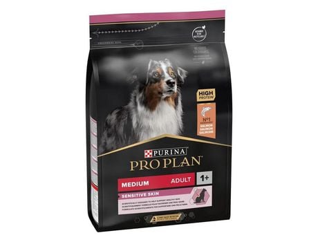 Pienso para Perros Purina PRO PLAN Adult Medium Sensitive Skin Salmón (14 Kg - Seco)