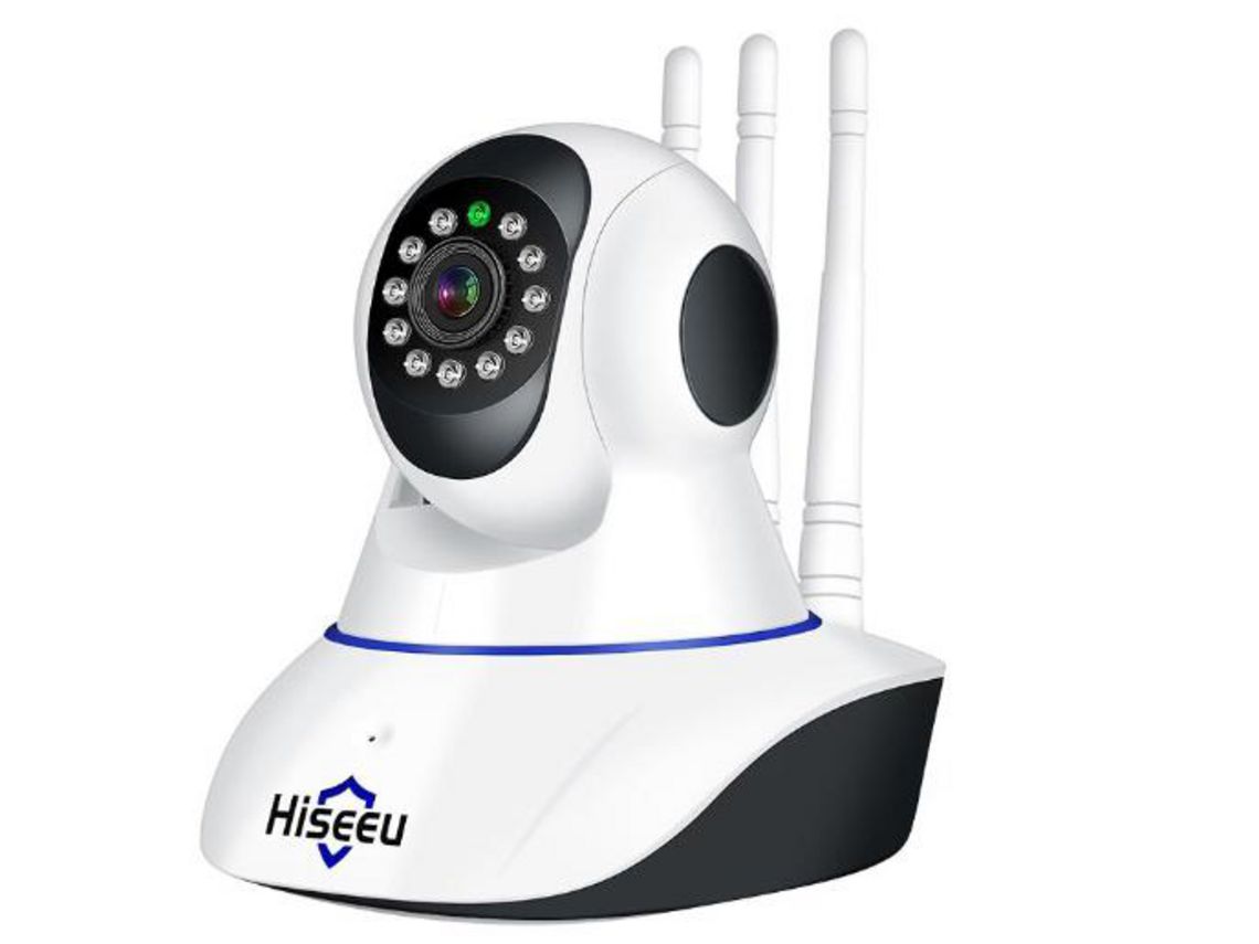 Cámara de Vigilancia HISEEU (360º Giratoria - Full HD - Wifi - Audio Bidireccional)