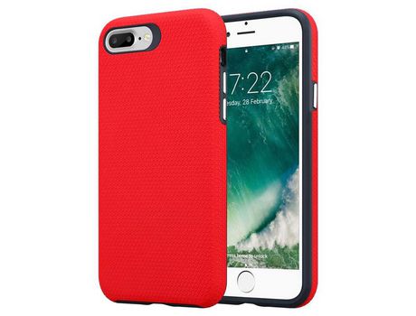 Carcasa para iPhone 6 PLUS / 6S PLUS / 7 PLUS / 7S PLUS / 8 PLUS CADORABO Rojo