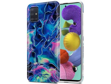 Carcasa para Samsung Galaxy A51 4G / M40s Azul
