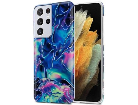 Carcasa para Samsung Galaxy S21 ULTRA Azul