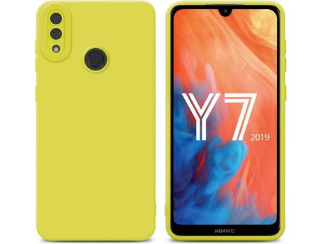 Cacasa para Huawei Y7 2019/Y7 Prime 2019 CADORABO Amarillo
