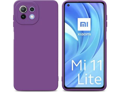 Cacasa para Xiaomi Mi 11 Lite (4G/5G)/11 Lite Ne CADORABO Morado