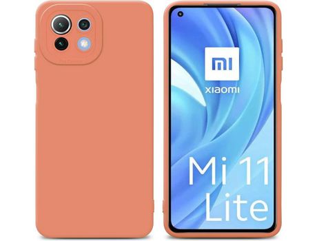 Cacasa para Xiaomi Mi 11 Lite (4G/5G)/11 Lite Ne CADORABO Naranja