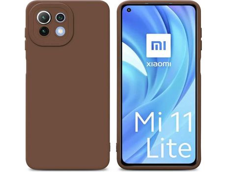 Cacasa para Xiaomi Mi 11 Lite (4G/5G)/11 Lite Ne CADORABO Marrón