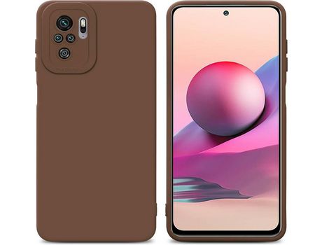 Cacasa para Xiaomi Redmi Note 10 4G/Redmi Note 10S CADORABO Marrón