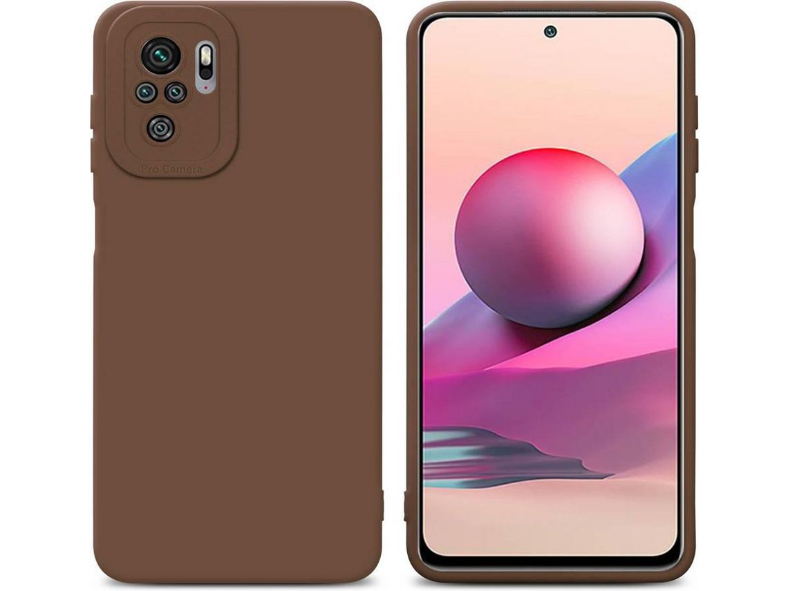 Cacasa para Xiaomi Redmi Note 10 4G/Redmi Note 10S CADORABO Marrón