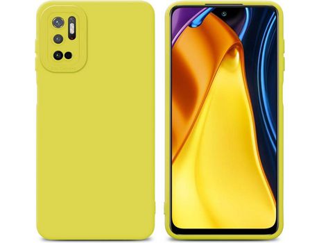 Cacasa para Xiaomi Redmi Note 10 5G/Poco M3 Pro 5G CADORABO Amarillo