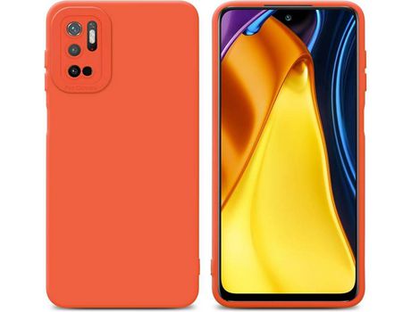 Cacasa para Xiaomi Redmi Note 10 5G/Poco M3 Pro 5G CADORABO Naranja
