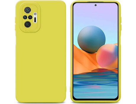 Cacasa para Xiaomi Redmi Note 10 Pro CADORABO Amarillo