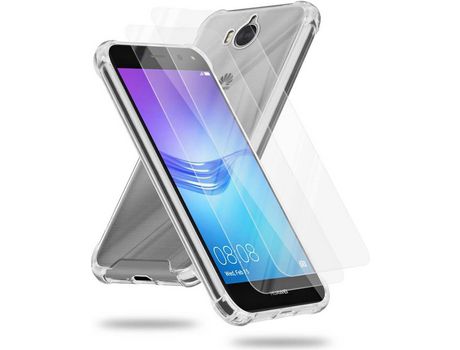 Cacasa para Huawei Y5 2017/Y6 2017 CADORABO Transparente