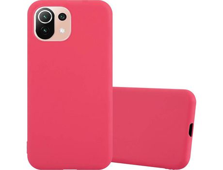 Cacasa para Xiaomi Mi 11 Lite (4G/5G)/11 Lite Ne CADORABO Rojo
