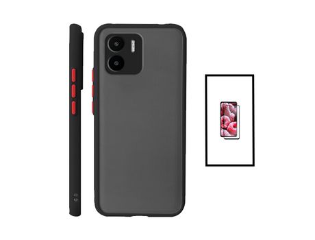 Kit Cacasa + Protector de Pantalla para Xiaomi Redmi A1 PHONECARE Negro