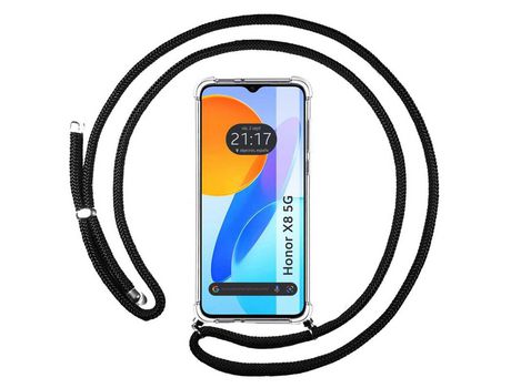 Cacasa para Huawei Honor X8 5G TUMUNDOSMARTPHONE Negro