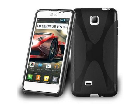 Carcasa para LG OPTIMUS F5 / LUCID 2 CADORABO Negro