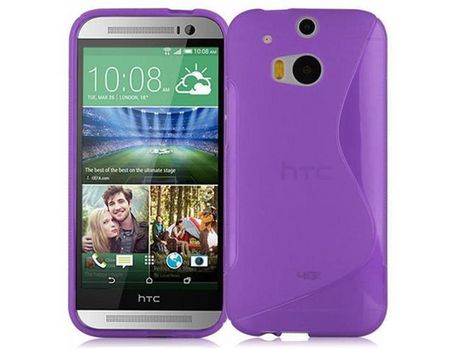Carcasa para HTC ONE M8 CADORABO Morado