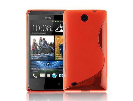 Carcasa para HTC Desire 300 CADORABO Roja