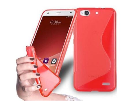 Carcasa para ZTE Blade S6 LUX CADORABO Roja